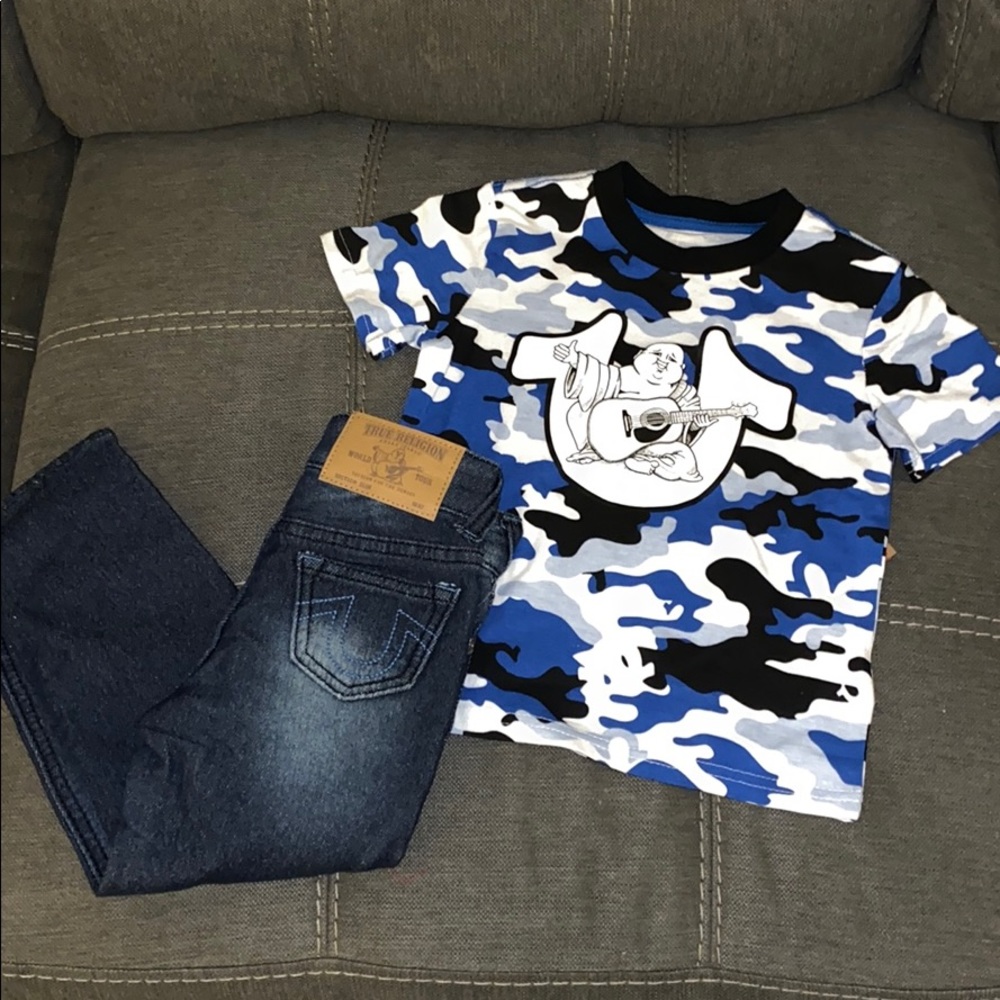 True Religion Toddler T shirt and Jeans Set NWT 3T